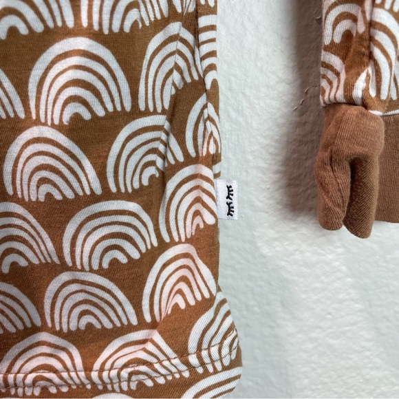 Little sleepies rust rainbows pj set - Picture 3 of 3
